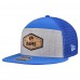 Бейсболка Los Angeles Rams New Era Cork Split Panel 9FIFTY Trucker Snapback - Gray/Royal