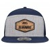 Бейсболка Seattle Seahawks New Era Gray/Navy Cork Split Panel 9FIFTY Trucker Snapback