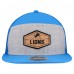 Бейсболка Detroit Lions New Era Gray/Blue Cork Split Panel 9FIFTY Trucker Snapback