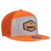 Бейсболка Denver Broncos New Era Gray/Orange Cork Split Panel 9FIFTY Trucker Snapback