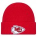 Kansas City Chiefs New Era Red Waffle Cuffed Knit Hat