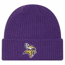 Minnesota Vikings New Era Purple Waffle Cuffed Knit Hat