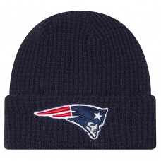 New England Patriots New Era Navy Waffle Cuffed Knit Hat