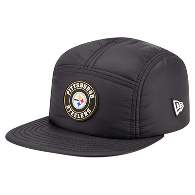 Бейсболка Pittsburgh Steelers New Era Black Quilted Camper