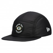 Бейсболка Green Bay Packers New Era Black Quilted Camper