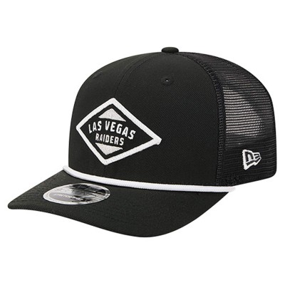 Бейсболка Las Vegas Raiders New Era Black Team 9SEVENTY