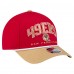 Бейсболка San Francisco 49ers New Era Scarlet Throwback Arch COOLERA 9FORTY A-Frame M-Crown