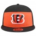 Бейсболка Cincinnati Bengals New Era Orange/Black Outdoor Split Panel 9FIFTY Snapback