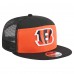 Бейсболка Cincinnati Bengals New Era Orange/Black Outdoor Split Panel 9FIFTY Snapback