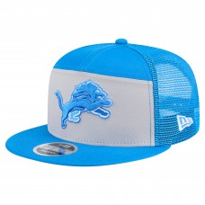 Бейсболка Detroit Lions New Era Gray/Blue Outdoor Split Panel 9FIFTY Snapback