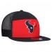 Бейсболка Houston Texans New Era Red/Navy Outdoor Split Panel 9FIFTY Snapback