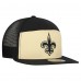 Бейсболка New Orleans Saints New Era Gold/Black Outdoor Split Panel 9FIFTY Snapback
