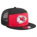 Бейсболка Kansas City Chiefs New Era Red/Black Outdoor Split Panel 9FIFTY Snapback Бейсболка Kansas City Chiefs New Era Red/Black Outdoor Split Panel 9FIFTY Snapback