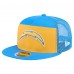 Бейсболка Los Angeles Chargers New Era Gold/Powder Blue Outdoor Split Panel 9FIFTY Snapback