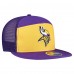 Бейсболка Minnesota Vikings New Era Gold/Purple Outdoor Split Panel 9FIFTY Snapback