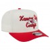 Бейсболка Kansas City Chiefs New Era Cream/Red Chainstitch A-Frame 9FIFTY