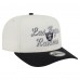 Бейсболка Las Vegas Raiders New Era Cream/Black Chainstitch A-Frame 9FIFTY
