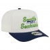 Бейсболка Seattle Seahawks New Era Cream/College Navy Chainstitch A-Frame 9FIFTY