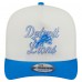 Бейсболка Detroit Lions New Era Cream/Blue Chainstitch A-Frame 9FIFTY