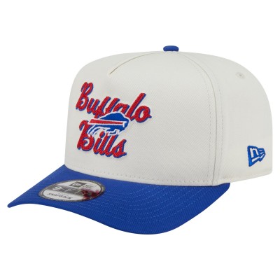 Бейсболка Buffalo Bills New Era Cream/Royal Chainstitch A-Frame 9FIFTY