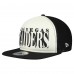Бейсболка Las Vegas Raiders New Era Cream/Black Cutout A-Frame 9FIFTY Snapback