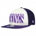 Бейсболка Minnesota Vikings New Era Cream/Purple Cutout A-Frame 9FIFTY Snapback