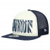 Бейсболка New England Patriots New Era Cream/Navy Cutout A-Frame 9FIFTY Snapback