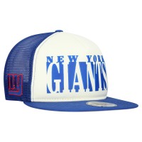Бейсболка New York Giants New Era Cream/Royal Cutout A-Frame 9FIFTY Snapback