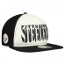 Бейсболка Pittsburgh Steelers New Era Cream/Black Cutout A-Frame 9FIFTY Snapback