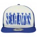 Бейсболка Seattle Seahawks New Era Cream/Royal Throwback Cutout A-Frame 9FIFTY Snapback