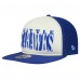 Бейсболка Seattle Seahawks New Era Cream/Royal Throwback Cutout A-Frame 9FIFTY Snapback