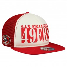 Бейсболка San Francisco 49ers New Era Cream/Scarlet Cutout A-Frame 9FIFTY Snapback Бейсболка San Francisco 49ers New Era Cream/Scarlet Cutout A-Frame 9FIFTY Snapback