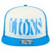 Бейсболка Detroit Lions New Era Cream/Blue Cutout A-Frame 9FIFTY Snapback