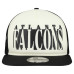 Бейсболка Atlanta Falcons New Era Cream/Black Cutout A-Frame 9FIFTY