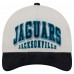 Бейсболка Jacksonville Jaguars New Era Cream/Black Throwback Two-Tone Sided Corduroy 9FORTY A-Frame
