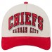 Бейсболка Kansas City Chiefs New Era Cream/Red Two-Tone Sided Corduroy 9FORTY A-Frame
