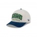 Бейсболка Seattle Seahawks New Era Cream/College Navy Two-Tone Sided Corduroy 9FORTY A-Frame