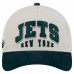 Бейсболка New York Jets New Era Cream/Green Two-Tone Sided Corduroy 9FORTY A-Frame