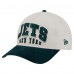 Бейсболка New York Jets New Era Cream/Green Two-Tone Sided Corduroy 9FORTY A-Frame