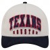 Бейсболка Houston Texans New Era Cream/Navy Two-Tone Sided Corduroy 9FORTY A-Frame