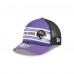Бейсболка Baltimore Ravens New Era Purple Linear A-Frame 9FORTY