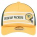 Бейсболка Green Bay Packers New Era Gold Linear A-Frame 9FORTY