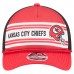 Бейсболка Kansas City Chiefs New Era Red Linear A-Frame 9FORTY
