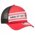 Бейсболка Kansas City Chiefs New Era Red Linear A-Frame 9FORTY