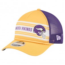 Бейсболка Minnesota Vikings New Era Gold Linear A-Frame 9FORTY