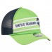 Бейсболка Seattle Seahawks New Era Neon Green Linear A-Frame 9FORTY