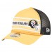 Бейсболка Pittsburgh Steelers New Era Gold Linear A-Frame 9FORTY