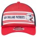 Бейсболка New England Patriots New Era Red Linear A-Frame 9FORTY