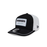 Бейсболка Las Vegas Raiders New Era Black/White Patch 19TWENTY