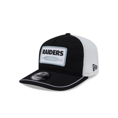 Бейсболка Las Vegas Raiders New Era Black/White Patch 19TWENTY